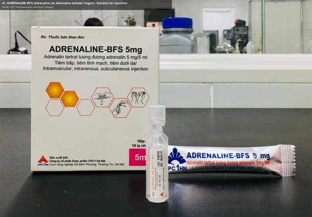 Ha Noi CPC1 Pharmaceutical Joint Stock Company sell "41. ADRENALINE BFS (Adrenaline (as Adrenaline tartrate) 1mg/ml - Solution for injection)"